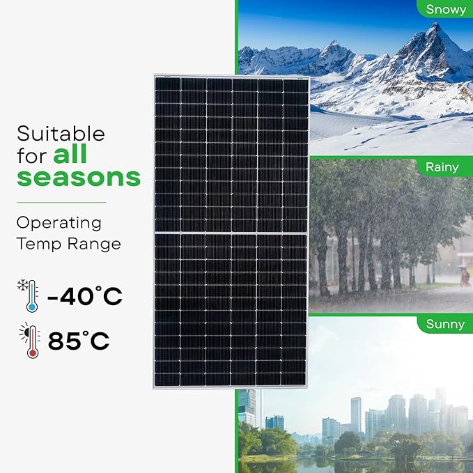 545Wp Mono PERC Half Cut Bifacial Solar Panel