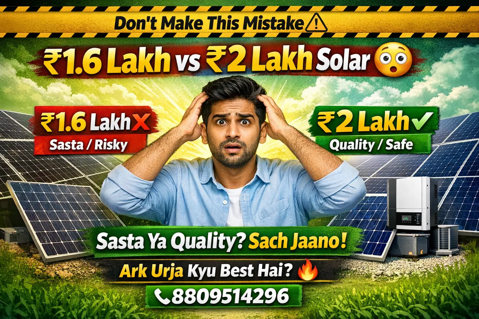 Ark Urja Machinery se Solar System Kyu Lagwaye? Sasta Vendor vs Trusted Quality (2026 Bihar Guide)