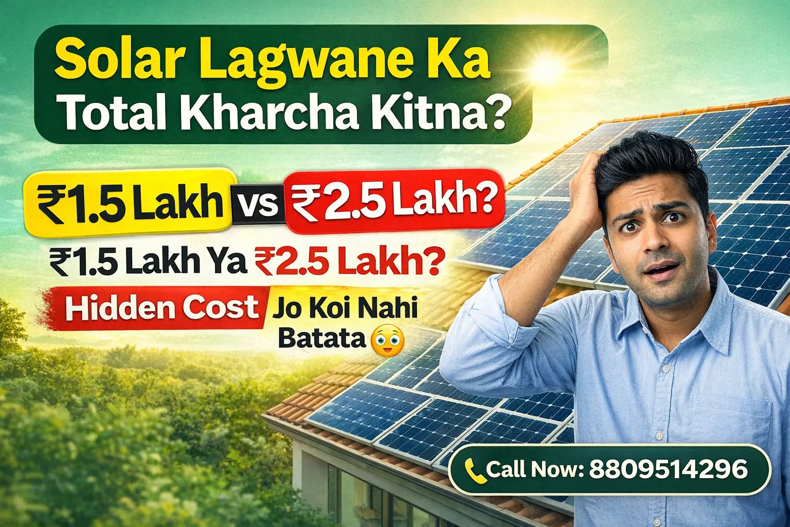 Solar System Lagwane me Total Kharcha Kitna Aata Hai? (Hidden Cost + Final Price Bihar 2026)