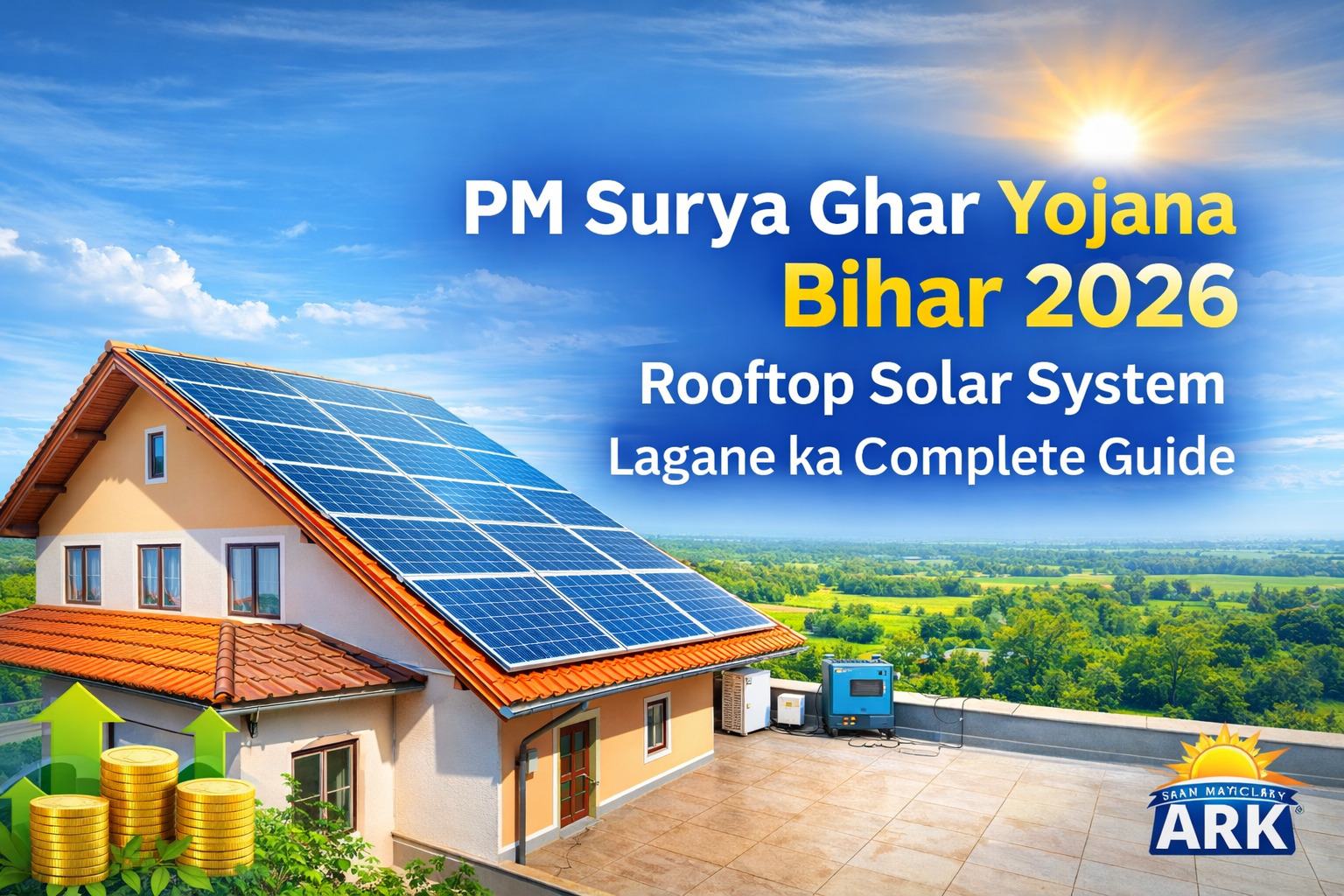 PM Surya Ghar Yojana Bihar 2026 – Rooftop Solar System Lagane ka Complete Guide