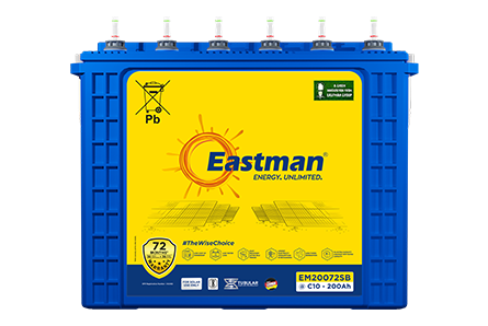 Eastman EM20072SB 200Ah Tall Tubular Solar Battery