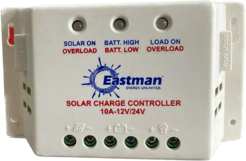 Eastman ESCC101224 Solar Charge Controller (10A | 12V / 24V | Zero Drop PWM)